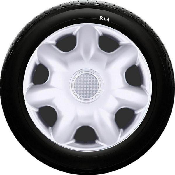 Sjs Alfa Romeo Uyumlu 14 Inç Kırılmaz Sks Jant Kapağı 1 Takım 4 Adet No:218 - Image 1