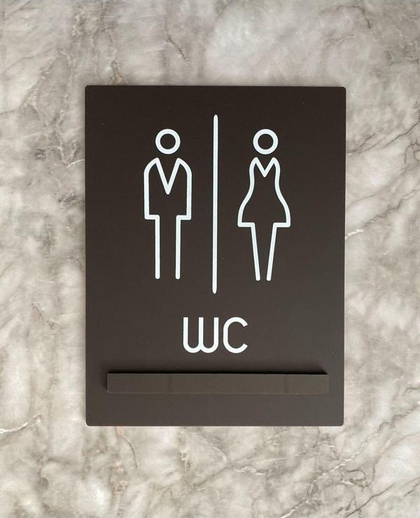 Yönline Bitter Serisi Wc Yönlendirme Levhası - Image 1