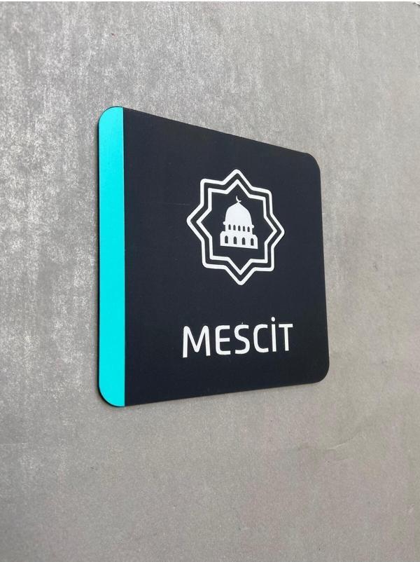 Yönline Colour Seri Mescit Uyarı Levhası - Image 1