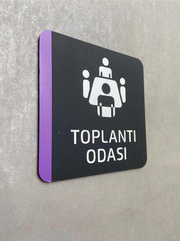 Yönline Colour Seri Toplantı Odası Uyarı Levhası - Image 1