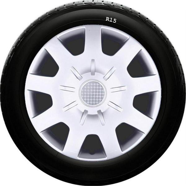 Sjs Sks Volkswagen Jant Kapağı 15 Inç Kırılmaz 1 Takım 4 Adet No:314 - Image 1
