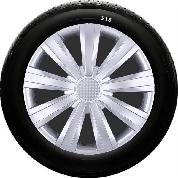 Sjs Alfa Romeo Uyumlu 15 Inç Kırılmaz Sks Jant Kapağı 1 Takım 4 Adet No:328 - Image 1