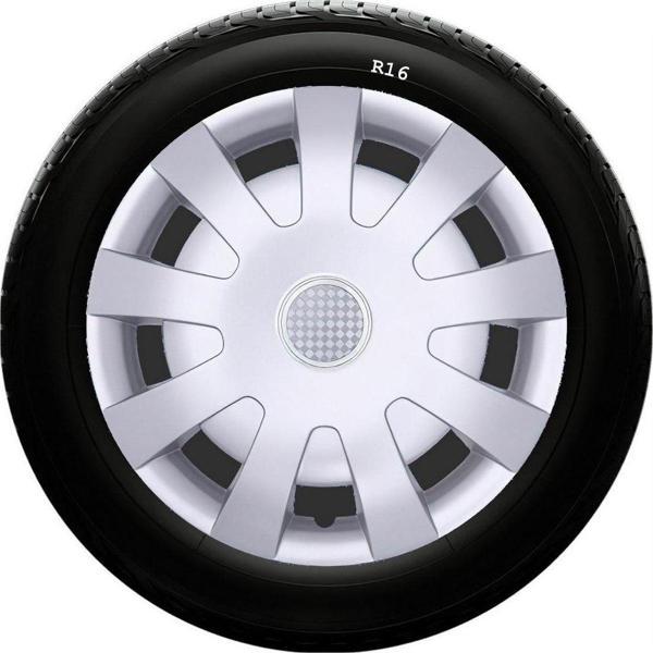 Drs Tuning Mazda Uyumlu 16 Inç Kırılmaz Sks Jant Kapağı 1 Takım 4 Adet No:405 - Image 1