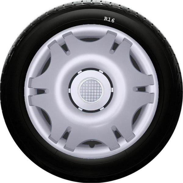 Sjs Sks Peugeot Jant Kapağı 16 Inç Kırılmaz 1 Takım 4 Adet No:402 - Image 1