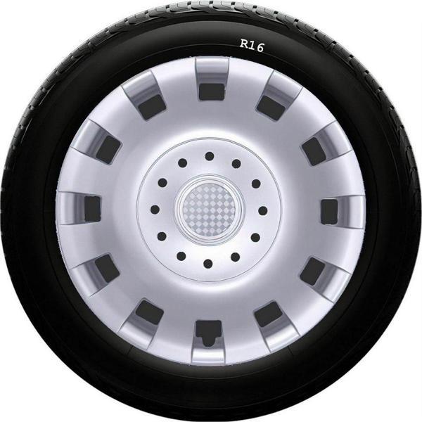 Sjs Sks Citroen Jant Kapağı 16 Inç Kırılmaz 1 Takım 4 Adet No:414 - Image 1