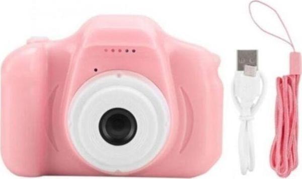 Blue İnter Cmr9 Mini Eğitici Kamera Çocuklar Için Dijital Fotoğraf Makinesi - Pembe - Image 1