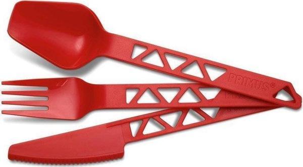 Primus Trailcutlery Çatal-Bıçak-Kaşık Set KIRMIZI - Image 1