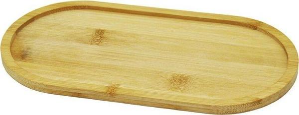 OVAL AHŞAP BAMBU YAĞDANLIK ALTLIK 12X23CM-Findit - Image 1