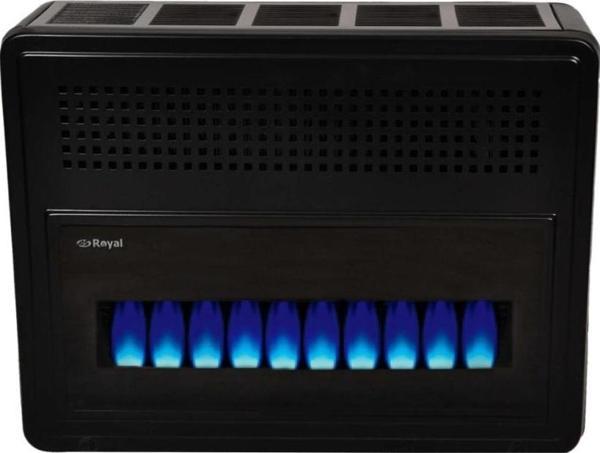 As Royal HR 11000 G-DT HERMETİK DUVAR TİPİ CAMLI SOBA SİYAH - Image 1