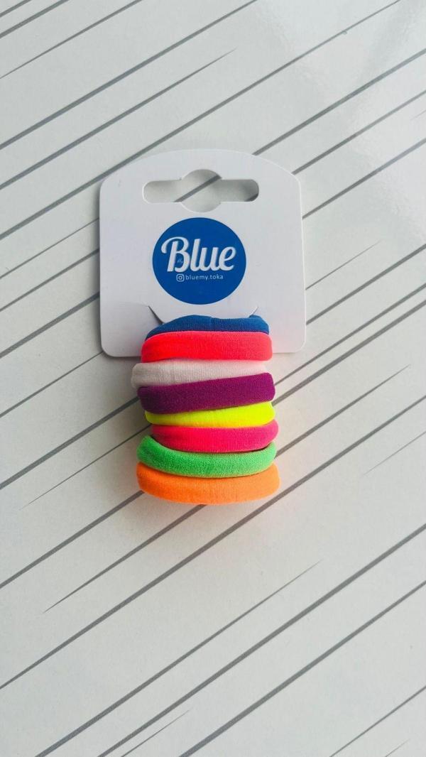 Bright3 Kadın Lüks Havlu Mini Toka 8 Adet Farklı Renk Lastik Toka - Image 1