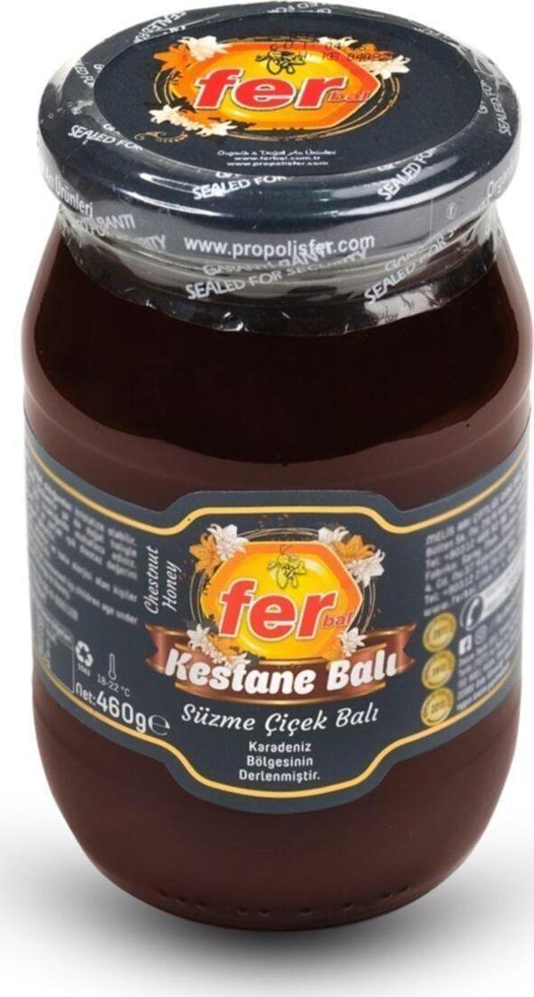 Ferbal Kestane Süzme Çiçek Balı 460 Gr - Image 1