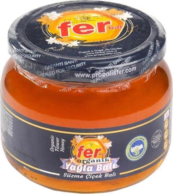 Ferbal Organik Yayla Süzme Balı 450 Gr - Image 1