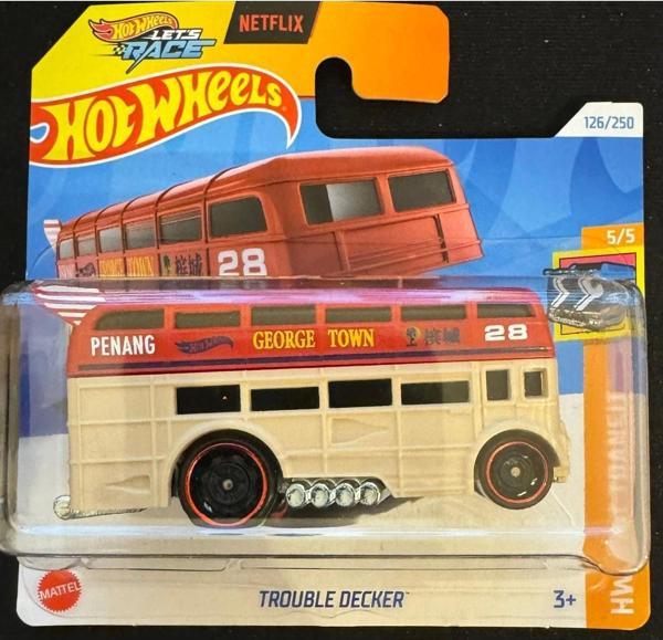 Hot Wheels Tekli Arabalar Trouble Decker HTB45 - Image 1