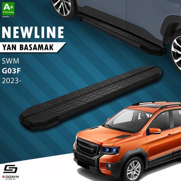 S-Dizayn SWM G03F NewLine Siyah Yan Basamak 193 Cm 2023 Üzeri A+ Kalite - Image 1