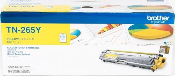 Brother Tn-265Y 2200 Sayfa Kapasiteli Sarıtoner - Image 1