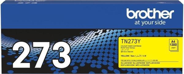 Brother Tn-273Y 1300 Sayfa Kapasiteli Sarı Toner - Image 1