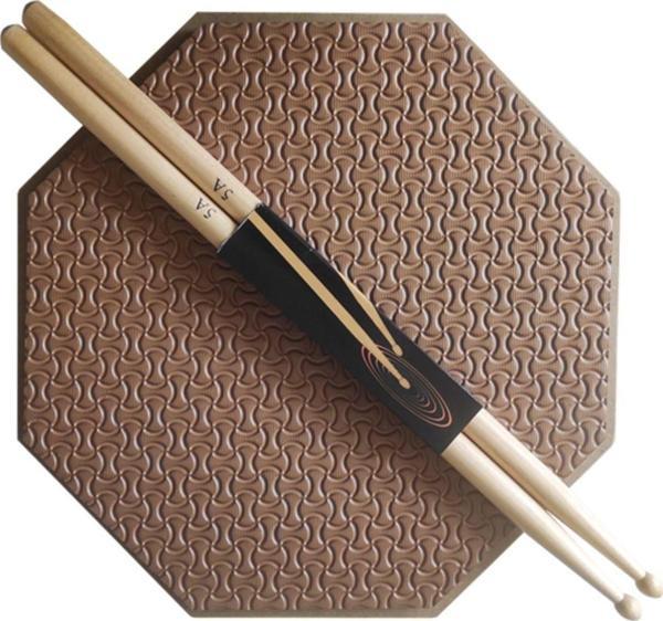 Yurtrenkleri Yayınevi Bateri Davul Ritim Çalışma Pedi 12''+Baget (5A) - Yurtrenkleri Yayınevi - Image 1