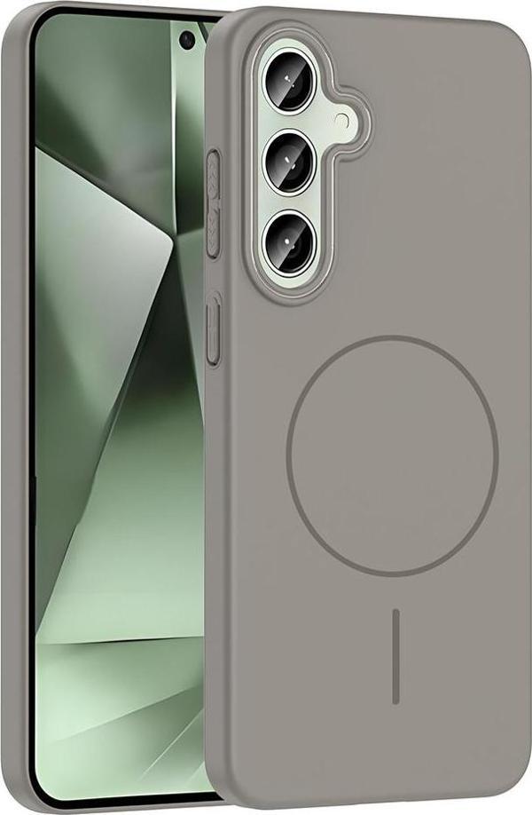 Galaxy S24 FE Kılıf Magsafe Şarj Özellikli Ruby Sert Kılıf - Image 1