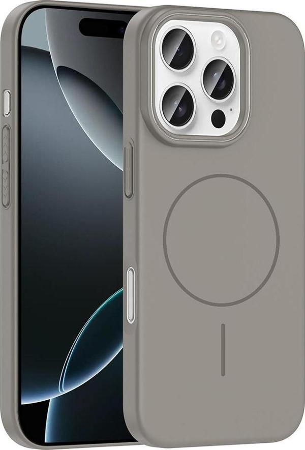 iPhone 16 Pro Kılıf Magsafe Şarj Özellikli Ruby Sert Kılıf - Image 1