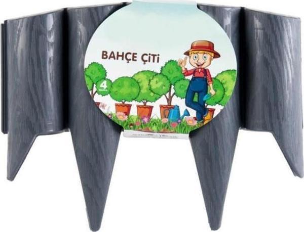 Omnipazar SO-IBC3 Eko İstanbul Bahçe Çiti 4'lü Set 31x23 cm Antrasit (116) - Image 1