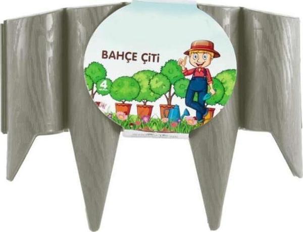 Omnipazar SO-IBC3 Eko İstanbul Bahçe Çiti 4'lü Set 31x23 cm Gri - Image 1