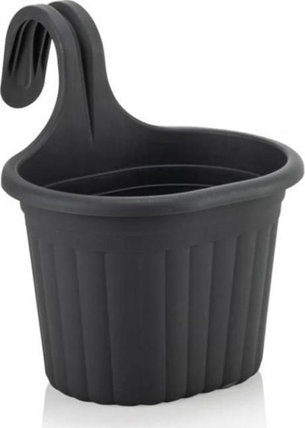 Omnipazar SO-TOM1 Tombik Askılı Balkon Saksı 3 Litre No 1  - Image 1