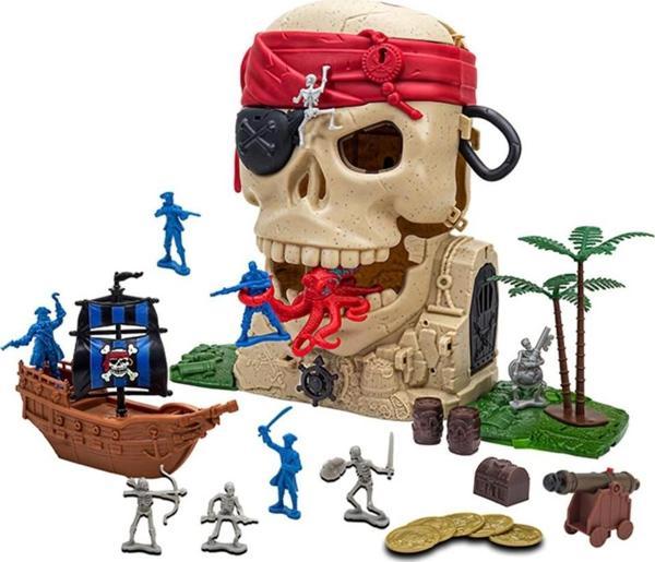 Bucket Master Korsan Oyun Seti Kafatası Kovası Hazine 45 Parça - Image 1