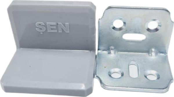 KAPAKLI L GÖNYE KÜÇÜK GRİ  | ÖLÇÜLERİ 2x35x25x25 | 15 ADET - Image 1