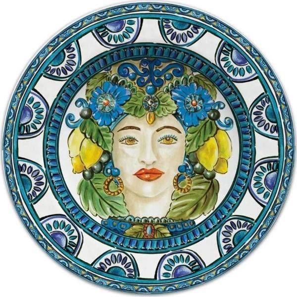 Baci Milano Sicily Melamin Yemek Tabağı Çok Renkli - Image 1