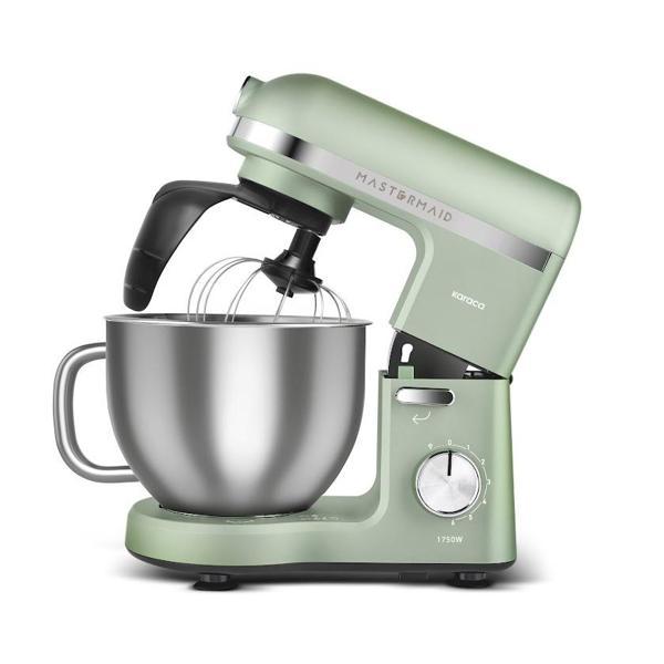 Karaca Mastermaid Chef Pro Çift Kollu Hamur Yoğurma Makinesi Soft Green 1750W 5L - Image 1
