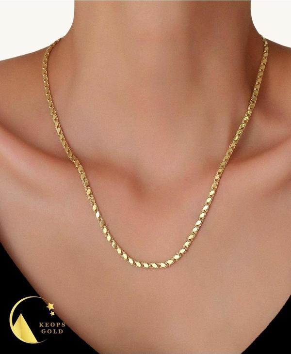 Keops Gold Altın Trend Pullu Zincir - Image 1