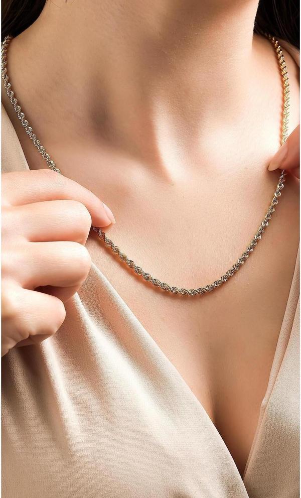 Dores Gold Halat Zincir Kolye 14 Ayar Altın 2.0 Mm - Image 1