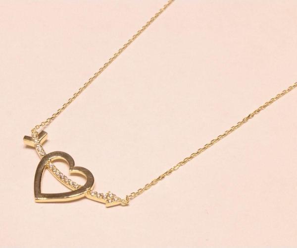 Hakan Güler Kuyumculuk Altın Kalp Model Hayalet Kolye - Image 1