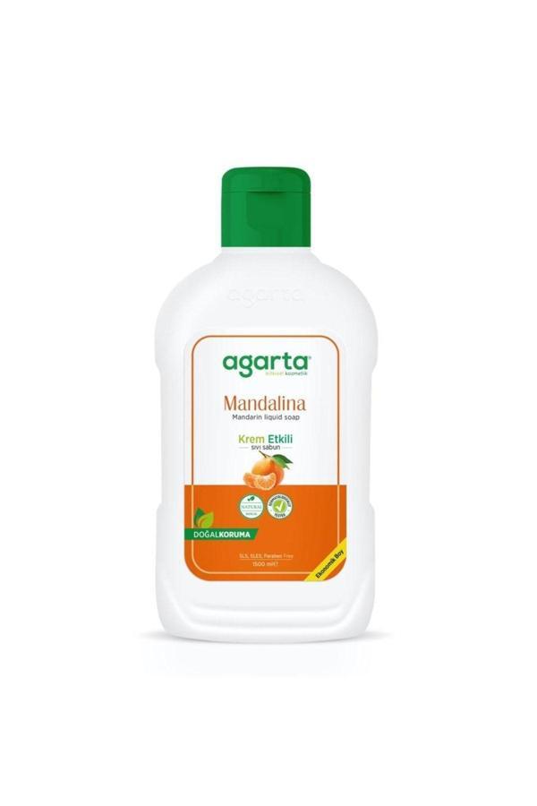 Agarta Doğal Mandalina Sıvı Sabun 1500 Ml - Image 1