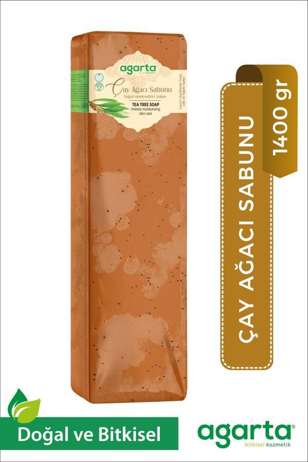 Agarta Doğal El Yapımı Çay Ağacı Sabunu 1400 Gr - Image 1