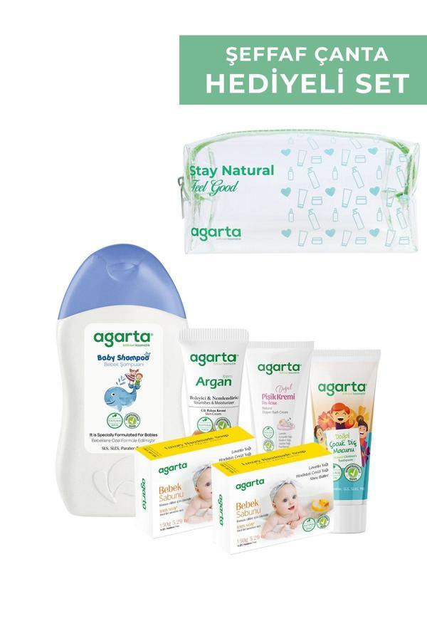Agarta Erkek Çocuk Bakım Seti + Makyaj Çantası Hediyeli - Image 1