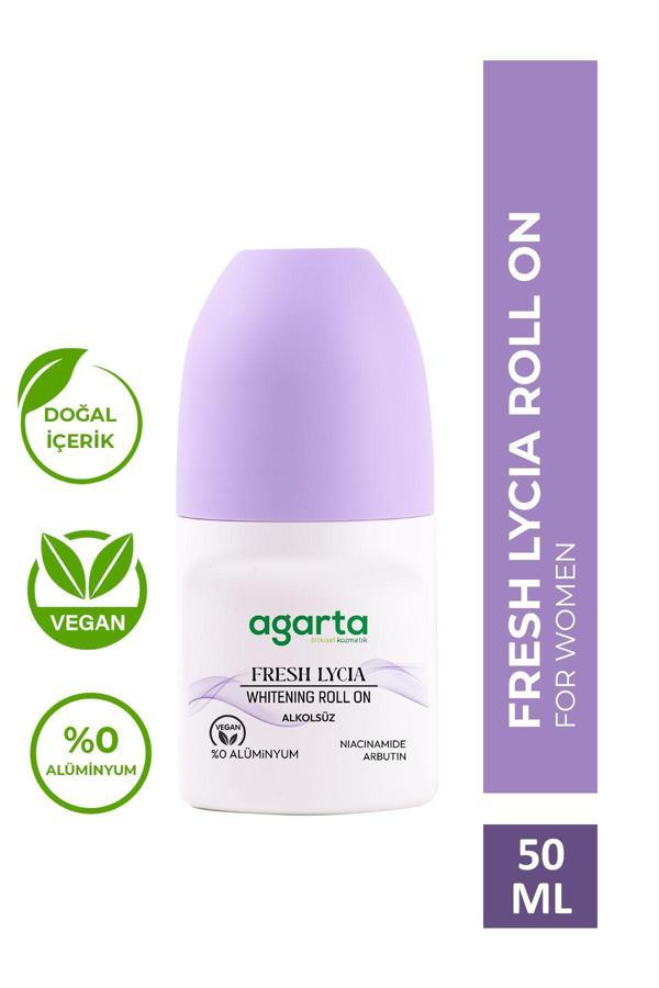 Agarta Ter Kokusu Önleyici 24 Saat Etkili Kadın Fresh Lycıa Roll-On 50 Ml - Image 1