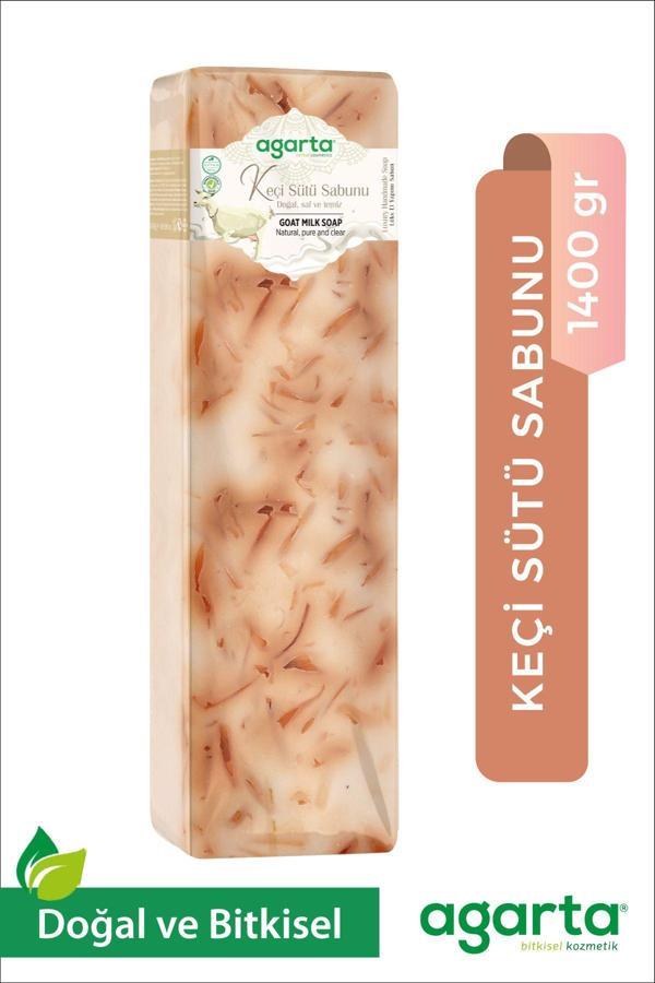 Agarta Doğal El Yapımı Keçi Sütü Sabunu 1400 Gr - Image 1