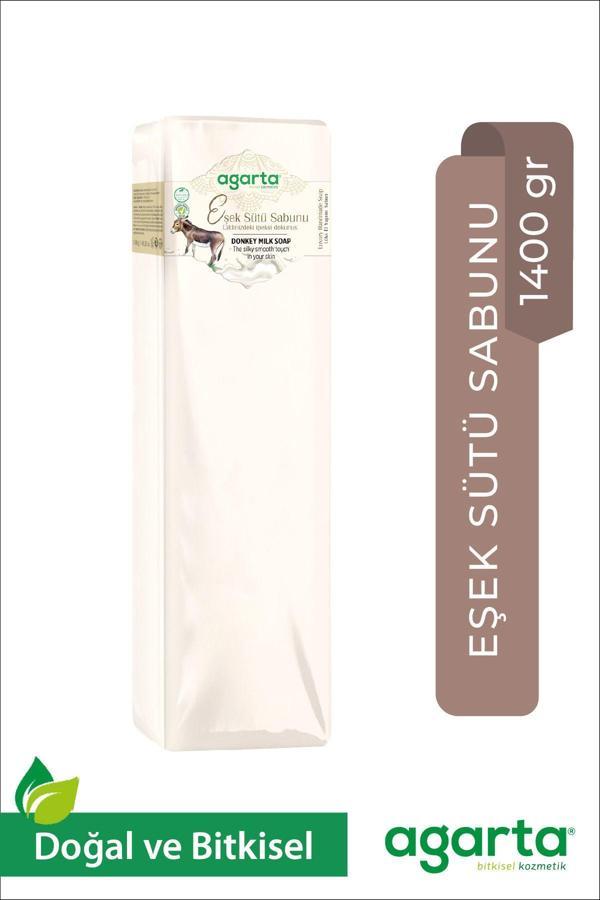 Agarta El Yapımı Doğal Eşek Sütü Sabunu 1400 Gr | - Image 1