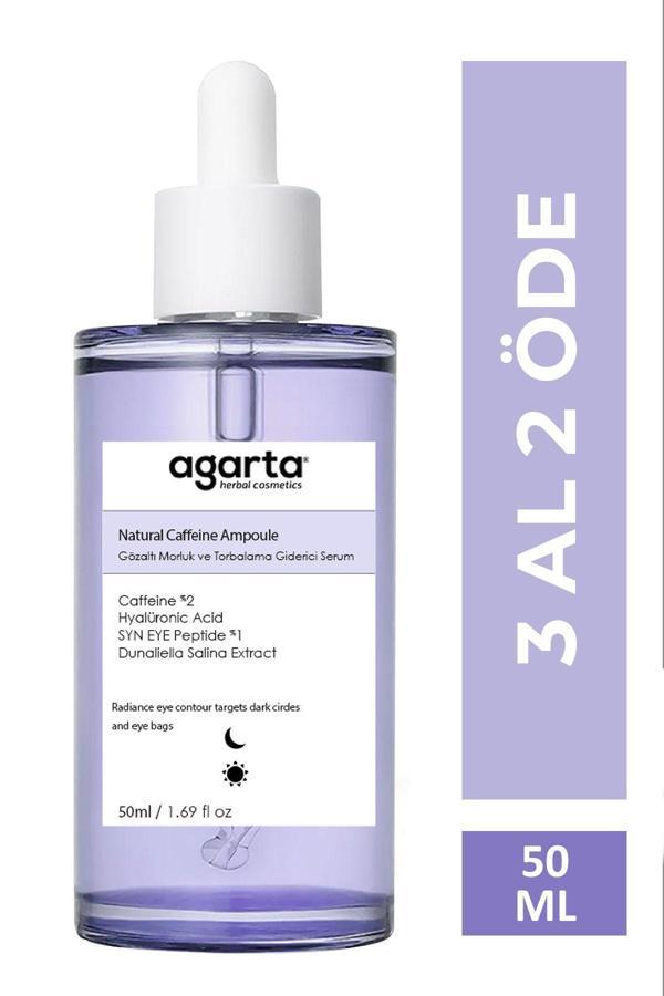 Agarta Natural Ampoule Gözaltı Morluk Ve Torbalama Giderici Serum 50 Ml - Image 1