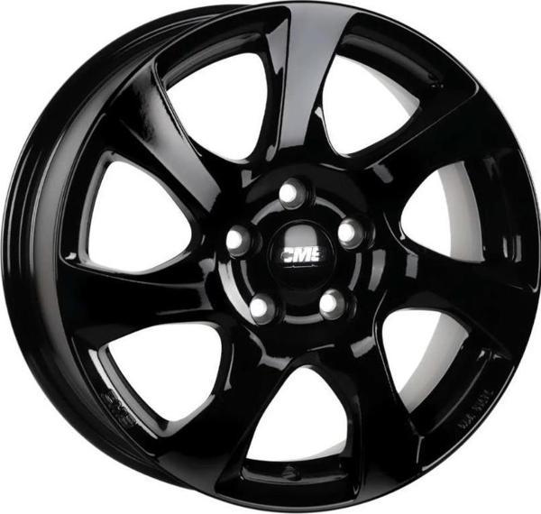 CMS-1059-11 6.0x15" -4x98 ET35 58.1 Complete Black Gloss Jant (4 Adet) - Image 1