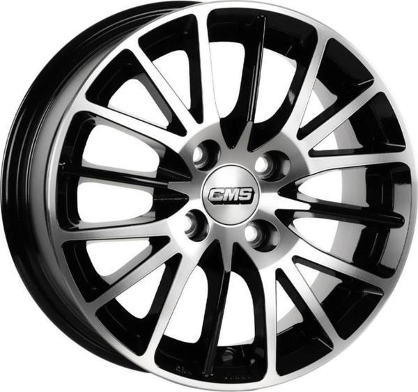 CMS-559-03 6.0x14"-4x108 ET15 65.1 Diamond Black Gloss Jant (4 Adet) - Image 1