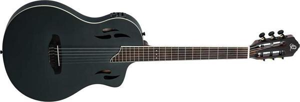 Ortega TourPlayer RTPSTD-SBK Elektro Klasik Gitar (Siyah) - Image 1