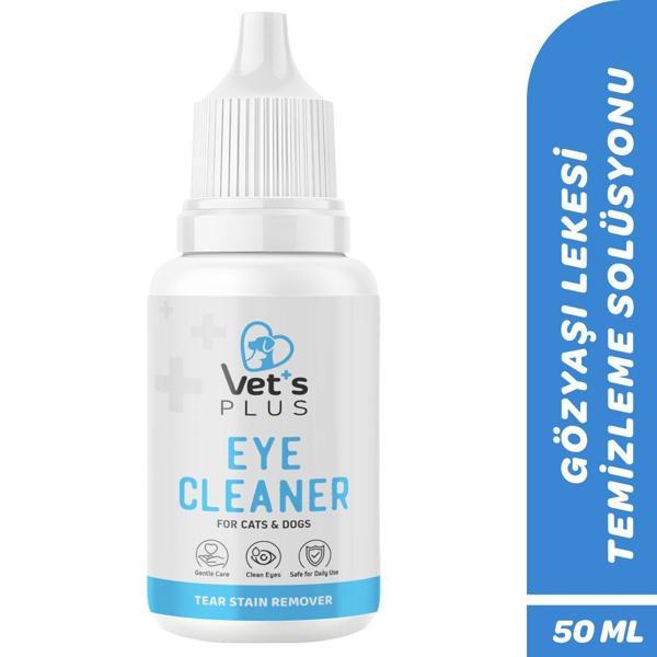 Vet's Plus Kedi ve Köpekler için Gözyaşı Lekesi Temizleme Solüsyonu 50ml - Image 1
