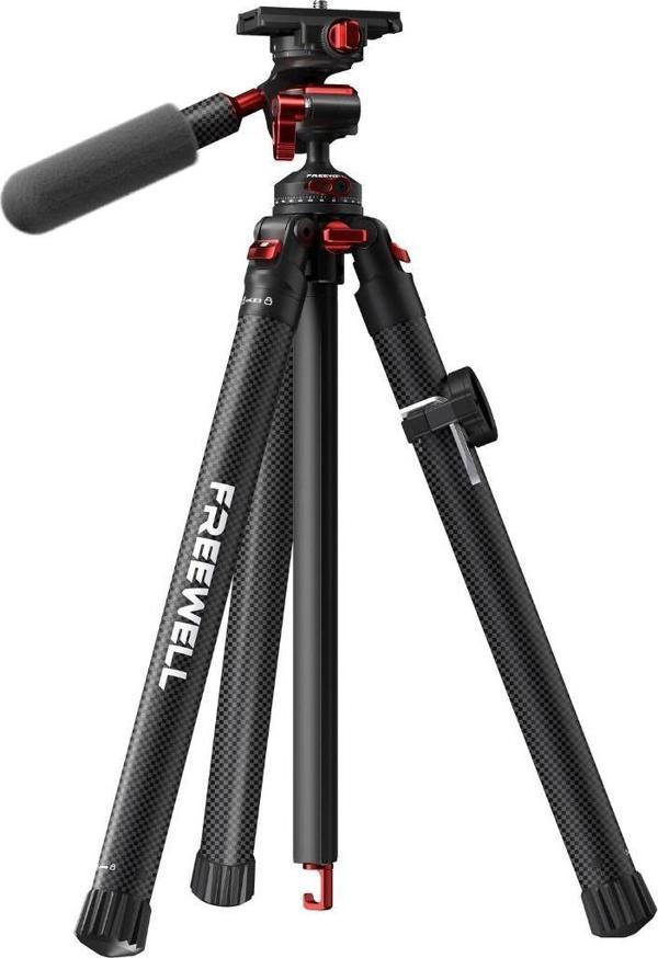 Freewell FW-T1 Sleek Travel Carbon Fiber Tripod - Image 1