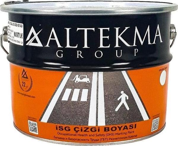 Mini Yol Çizgi Boyası, Şerit Boyası 5 kg Sarı - Image 1