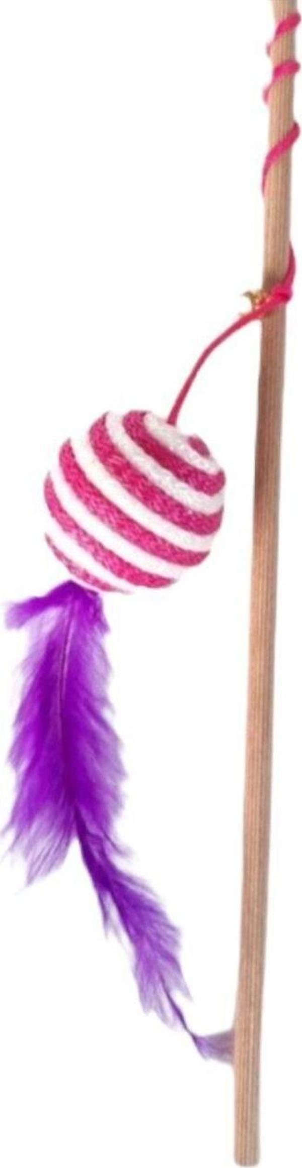 Be Cat Kedi Oltası Oyuncagı Ip Sarma Tüylü Çanlı Kedi Oltası - Image 1