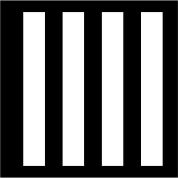 Boyama Şablonu Zebra Tarama Kompozit 100x100cm - Image 1