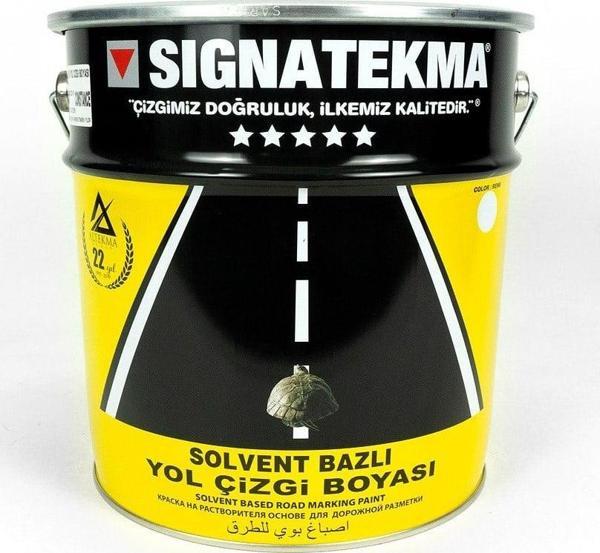 Constance MMA Esaslı Akrilik Yol Çizgi Boyası, Şerit Boyası 25 kg Kırmızı - Image 1