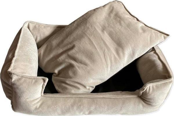 Brt Pet Kedi Yatağı, Küçük Irk Köpek Yatağı 60X45 Krem Tonlarda - Image 1